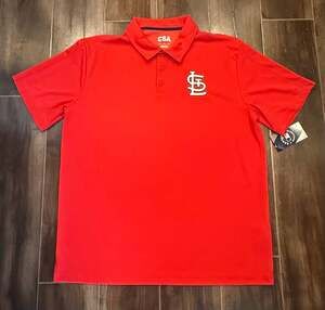 CSA St. Louis Cardinals Polo Shirt Size XL Red MLB